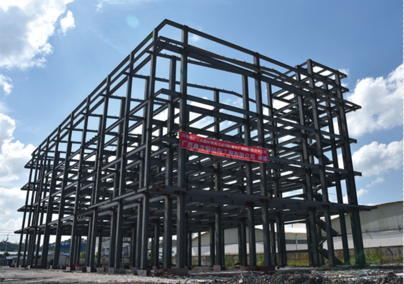 玉林承建钢构工程公司施工